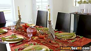 Thanks GIVING Day SEX Orgy in Comic Group Hardcore Parody with Taboo Twists