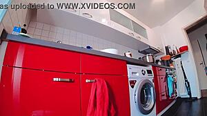 I feel so turned on by this steamy tease in short jeans hot pants. The curves and fabric just drive me wild with desire.