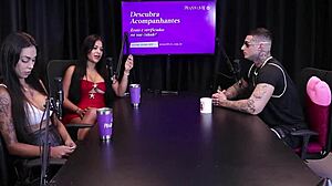 Era Modelo Brazilian Blonde and Brunette in BDSM Bisexual Casting Compilation with Interracial Group Sex