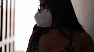 electrical engineer visits client to repair electric fluid but ends up fucking latina milf housewife doggystyle