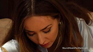 i felt the intense domination as mistress bound and fingered my big ass pussy to orgasm in femdom bondage