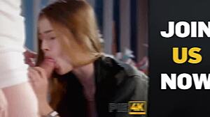 loan4k agent catches cheating wife fingering in office and seduces her for hardcore sex