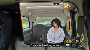 Curly hair passenger agrees for blowjob when i denied her cab service