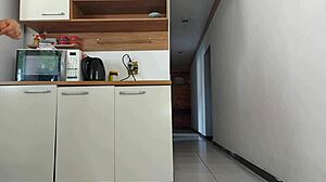 Risky sex with his friend while my husband was in the bath.