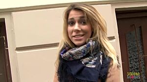 I love using my dildo before jumping into group sex with blonde hair flowing