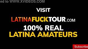 Gorgeous hot Mexican mamacita first time anal casting with deepthroat and riding