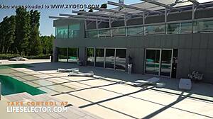 Hey Shalina Devine, do you want my dick pounding your big tits in yoga pov?