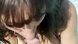 We fuck this milf by the pool until cumshot 😏