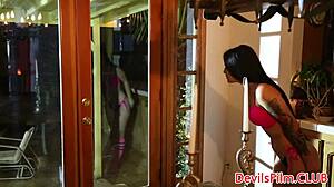 nipple pierced tattooed babe pussydrilled