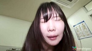 Chubby brunette Shori Arakawa bends over for hardcore doggystyle and blowjob in medical office with wet pussy action