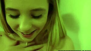 Cuck hubby watches as big dick stud fucks his wife hard while he licks her pussy