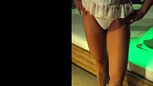 My husband loves showing me off naked in public like a total exhibitionist