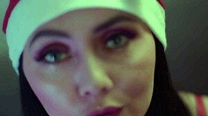 Merry Christmas pegging with strapon anal assfucking and footjob rimjob on big cock - ho ho ho!