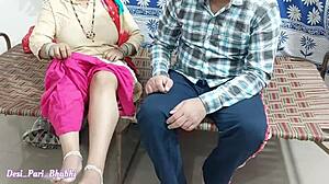 Desi indian stepmom fucks with her son's friend