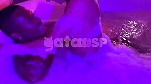 gataaasp, the hotwife wife gives it to the black guy without condom in the bathtub