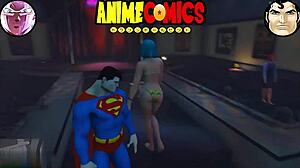 Superman Encounters Prostitutes In Comic Scenario