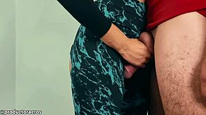 Oh man, my personal trainer Layla just gave me this super intense class... with some wild stretches!