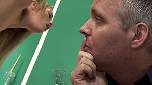 So this blonde with big boobs, Paige Ashley, takes a huge interracial pounding from big black cock. Her hubby just watches the whole intense session.