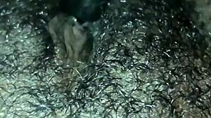 Ebony says Watch my hairy beaver get wet with solo masturbation and clothes ripped for orgasm in homemade play