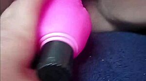 Jhonny Bravo fucks slutty step mommy with pink a vibrator. Jizz in her fat pussy covers big natural tits and chubby belly.