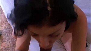 Sexy Goth Latina Soma Swallows And Sucks On Big Black Cock With Small Tits