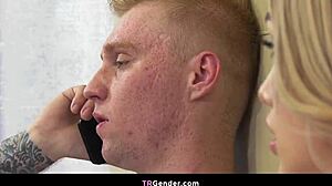 Inked Shemale With Round Ass Enjoys Some Anal Sex - Luna Love