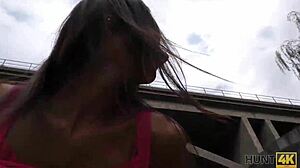 I'm selling my girlfriend for cash in this cuckold hunt4k with hidden cam pov