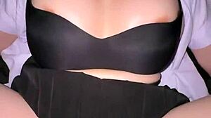 thai student with big tits gets creampied by senior in dorm room