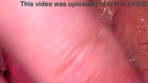 Amateur Asian wife shows close-up shaved pink pussy getting licked and fucked 310 days after losing virginity in homemade couple sex