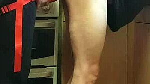 Pegging Boyfriend's Ass In Kitchen And Public Cornfield. Then Bathroom Ass To Mouth With Outdoor Wanking From Girl.