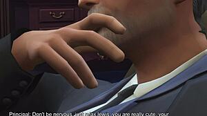 Twinks Breed Thicc Professor With Cum In Principal Office During Liquid Lunch