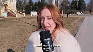 Sexy influencer showed how she earns her millions with cute feet fetish in outdoor public