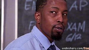 Pigtailed Student Seduces Black Teacher for Massive Cock Ride