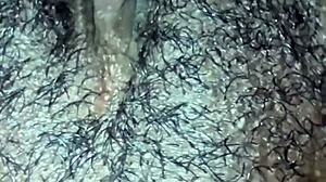 Ebony says Watch my hairy beaver get wet with solo masturbation and clothes ripped for orgasm in homemade play