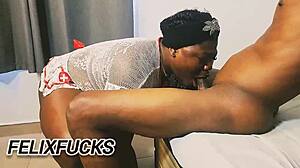 Deep throat bbw slutty nurse fucks big black dick in hospital bedroom