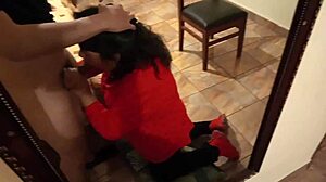 my mature christian lady asks to meet for all-day sex. she skips church and comes to me for her milk dose in homemade interracial action.