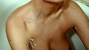 Oh man, that German prostitute whore bitch milf Sandra jus' got golden shower urin drinkin' all over...