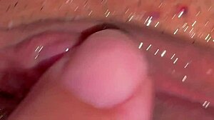 Amateur Asian wife shows close-up shaved pink pussy getting licked and fucked 310 days after losing virginity in homemade couple sex