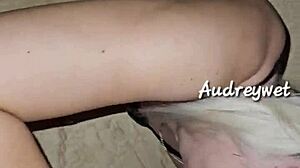 Double cum! He cums in my mouth and keeps fucking my pussy until he cums again - real amateur creampie on stepmilf!