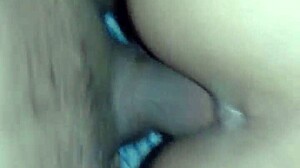 Damn this horny Latina milf takes it hard in the ass with loud moans and creampie finish