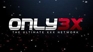 the only3x network presents melody nakai in a black on black scene with her shaved pussy and big tits in high definition action