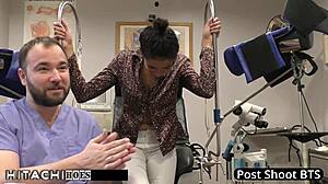 become doctor-tampa and give freshman miss mars mandatory hitachi orgasm in hospital