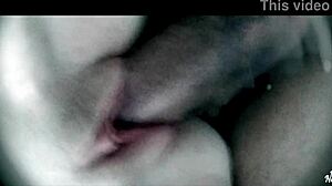 Stepdaughter's intense closeup orgasm