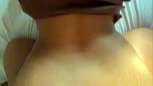 I love when my hot college girlfriend rides my big cock in cowgirl on the bedroom bed.