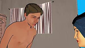 when the widowed stepmom shared her intense sex story with big cock action