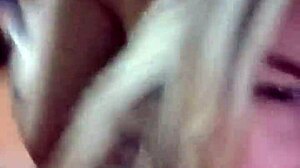 Loirinha blonde babe leaks homemade video sucking and fucking her ex hard 😈🔥