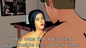 when the widowed stepmom shared her intense sex story with big cock action