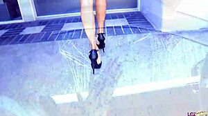 Redhead got aroused as the fight with the brunette led to a super hot pussy eating session. She enjoyed every lick.