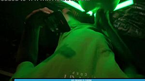 catwoman's on a wild night with latex gloves, fishnets, stockings, and pov orgasm in depraved roleplay adventure 😼🌙