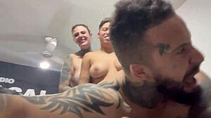 Amateur bedroom moaning during intense homemade action with big tits and wet sensations